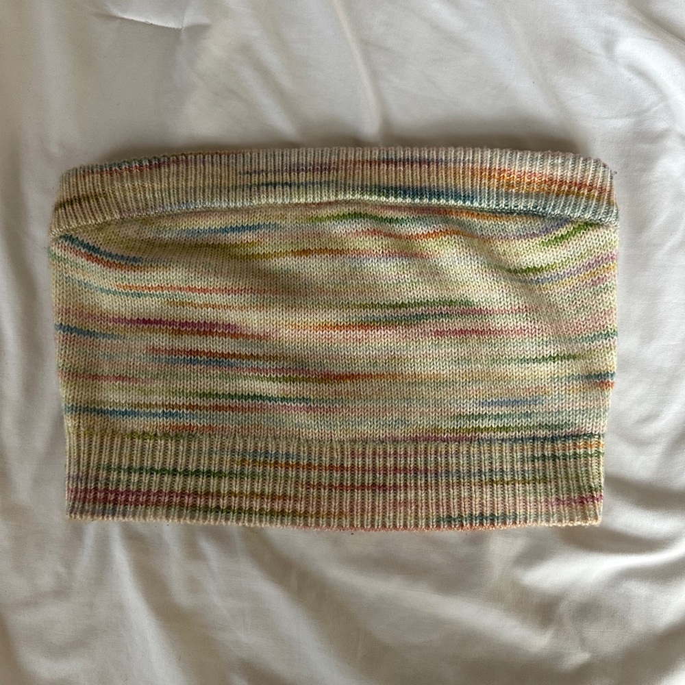 BB Dakota Pastel Knit Tube Top